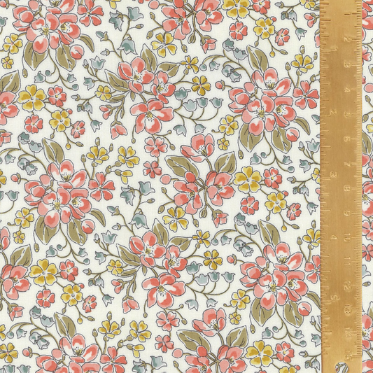 Liberty Tana Lawn Fat Eighth Daisy Annabel C cotton fabric