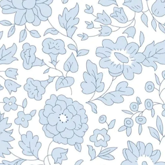 Liberty Tana Lawn Fat Eighth D'anjo Sky cotton fabric