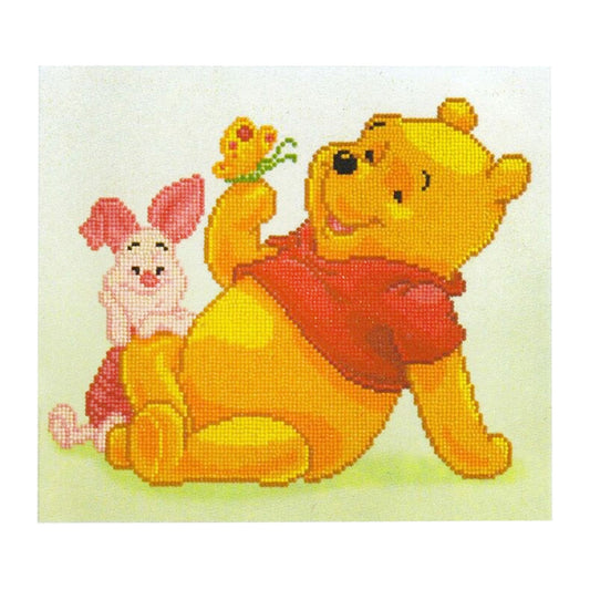 Winnie the Pooh and Piglet Diamond Dotz painting art kit 36cm x 32cm
