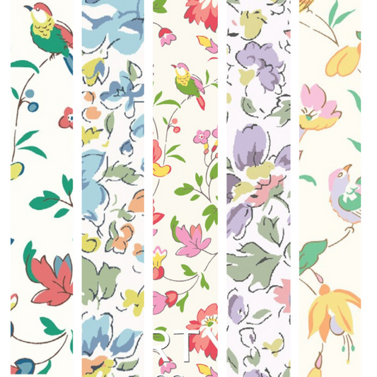 Liberty Tana lawn 5 Fat 16's, 10" x 13" - 25cm x 33cm cotton fabric Bundle Y3