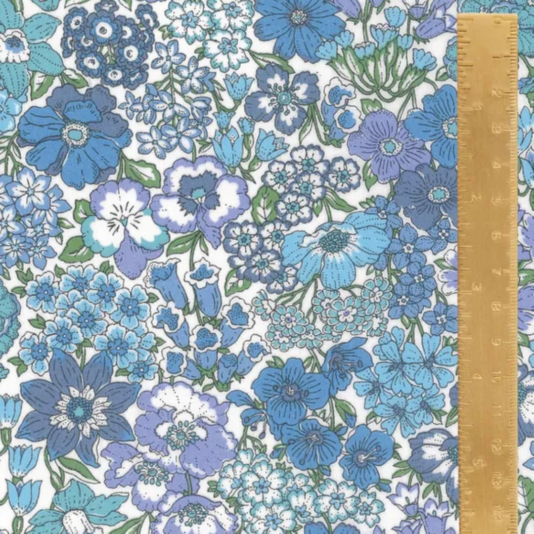 Liberty Tana lawn 5 Fat 16's, 10" x 13" - 25cm x 33cm cotton fabric Pack 6I