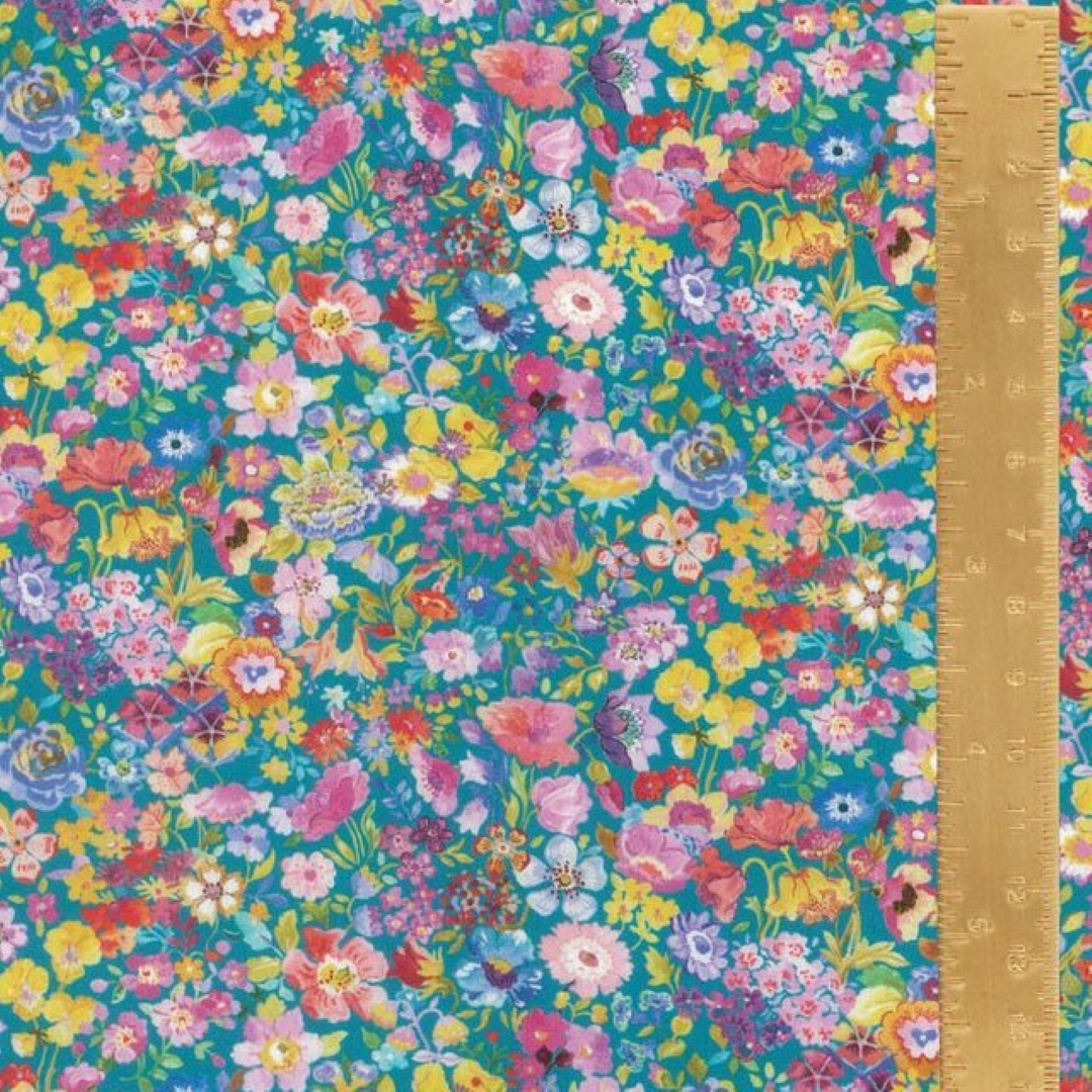 Liberty Tana lawn 10 Fat 32's, 6" x 10" - 15cm x 25cm cotton fabric Pack 5U