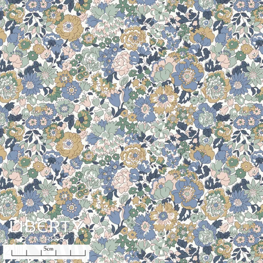 Liberty Tana Lawn Fat Eighth Nell, Annie and May cotton fabric