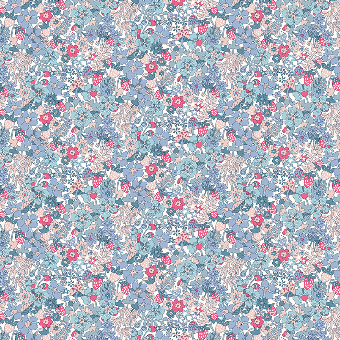 Everlasting Collection Liberty Lasenby 5 Fat Quarters 50cm x 55cm (20 x 22") cotton quilt fabric Pack A