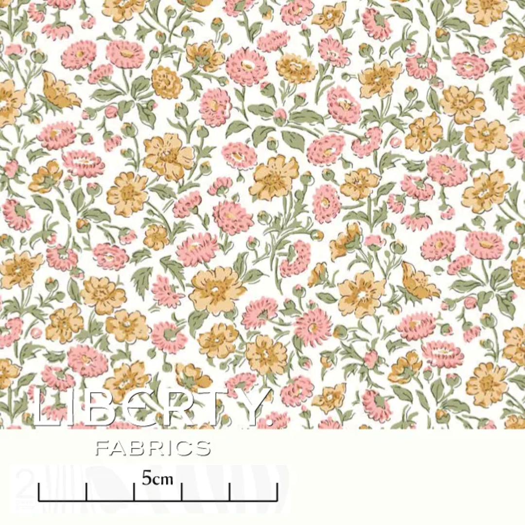 Liberty Tana Lawn - Freyja Daisy B floral cotton fabric