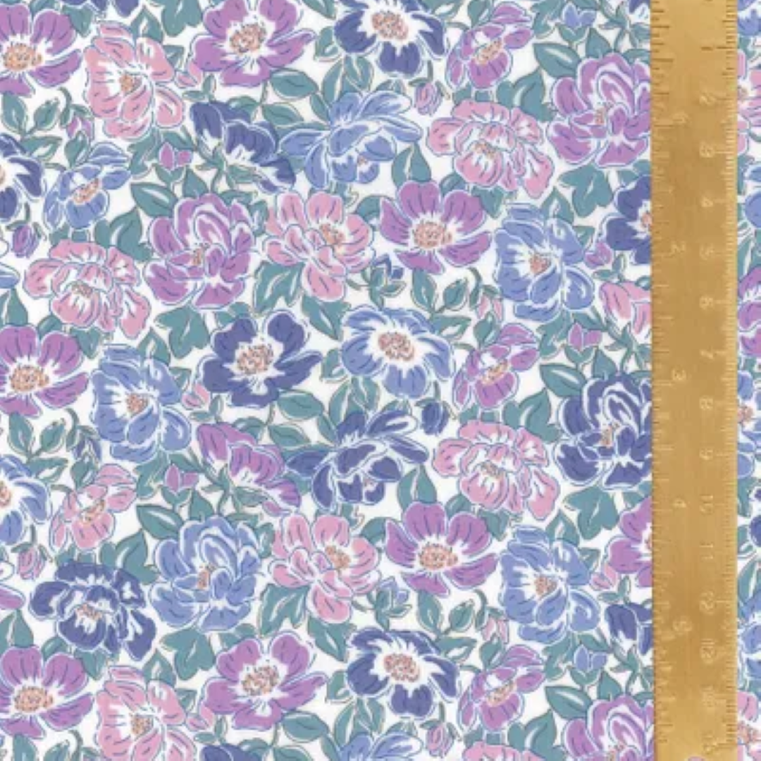 Liberty Tana lawn 5 Fat 16's, 10" x 13" - 25cm x 33cm cotton fabric Pack 6I
