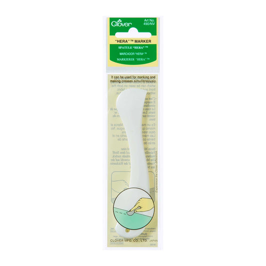 Clover Hera marker for marking creases on sewing quilting fabric craft tool