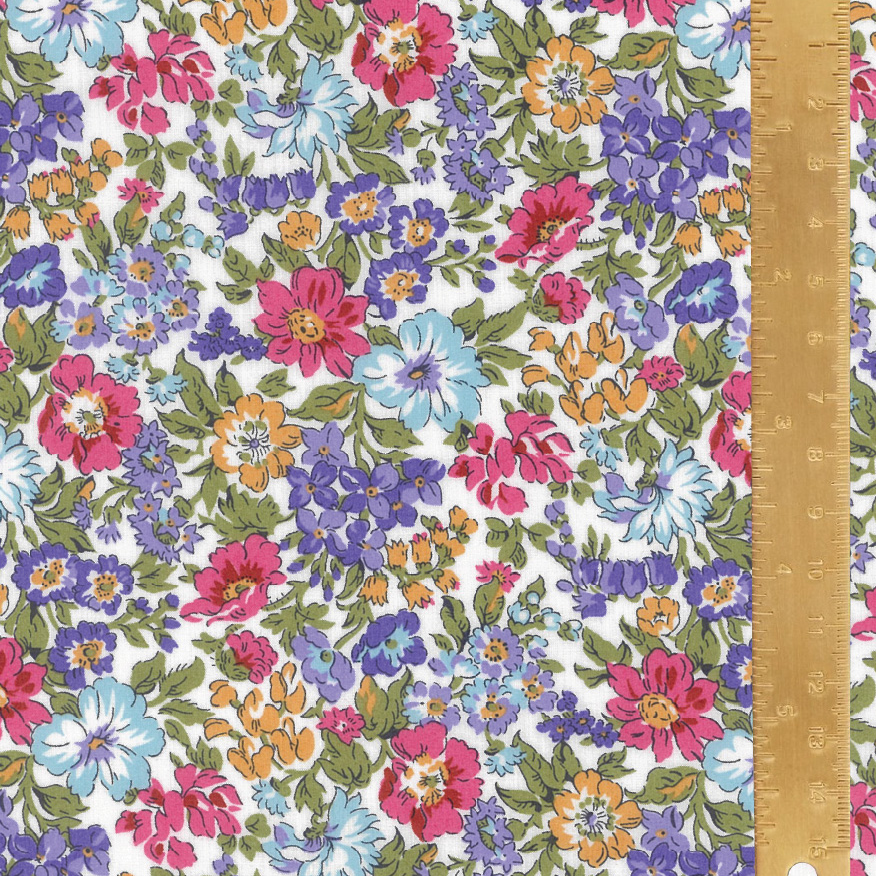 Liberty Tana Lawn - Honeydew B floral cotton fabric