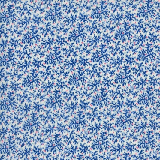 Liberty Tana Lawn Fat Quarter Josue D blue floral cotton fabric