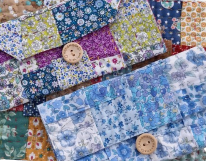 Kawandi Style Patchwork Pouches - Class  Kits