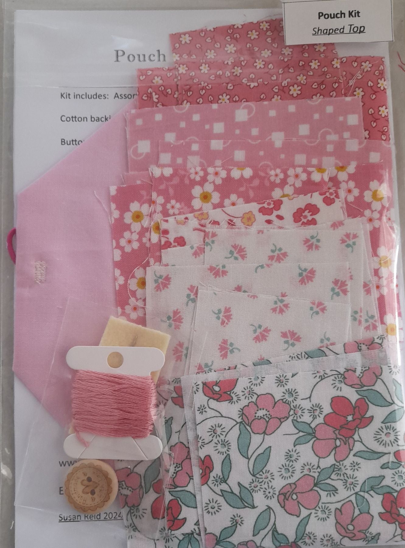 Kawandi Style Patchwork Pouches - Class  Kits