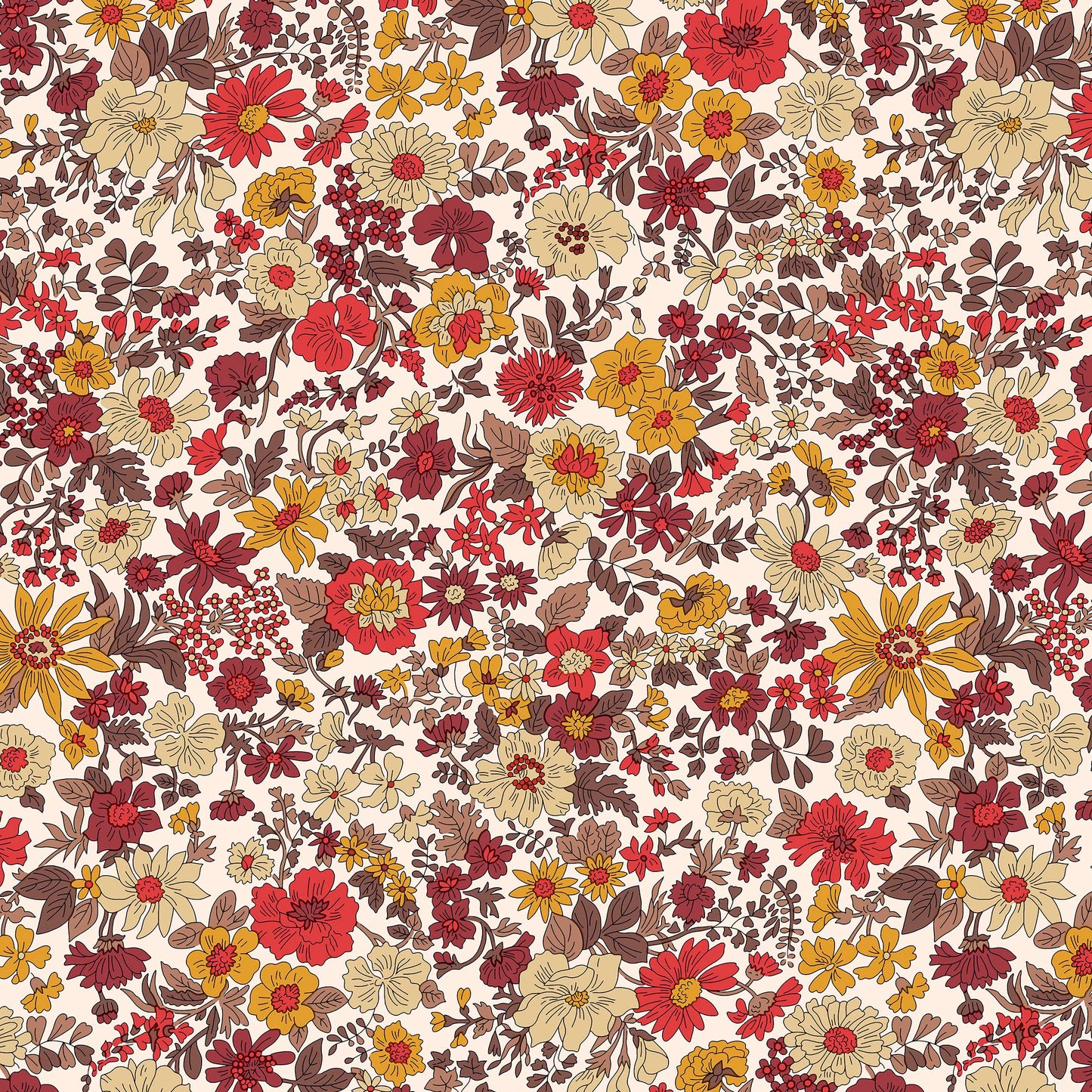 Emily Annabelle Liberty Lasenby 5 Fat Quarters 50cm x 55cm (20 x 22") cotton quilt fabric Pack A