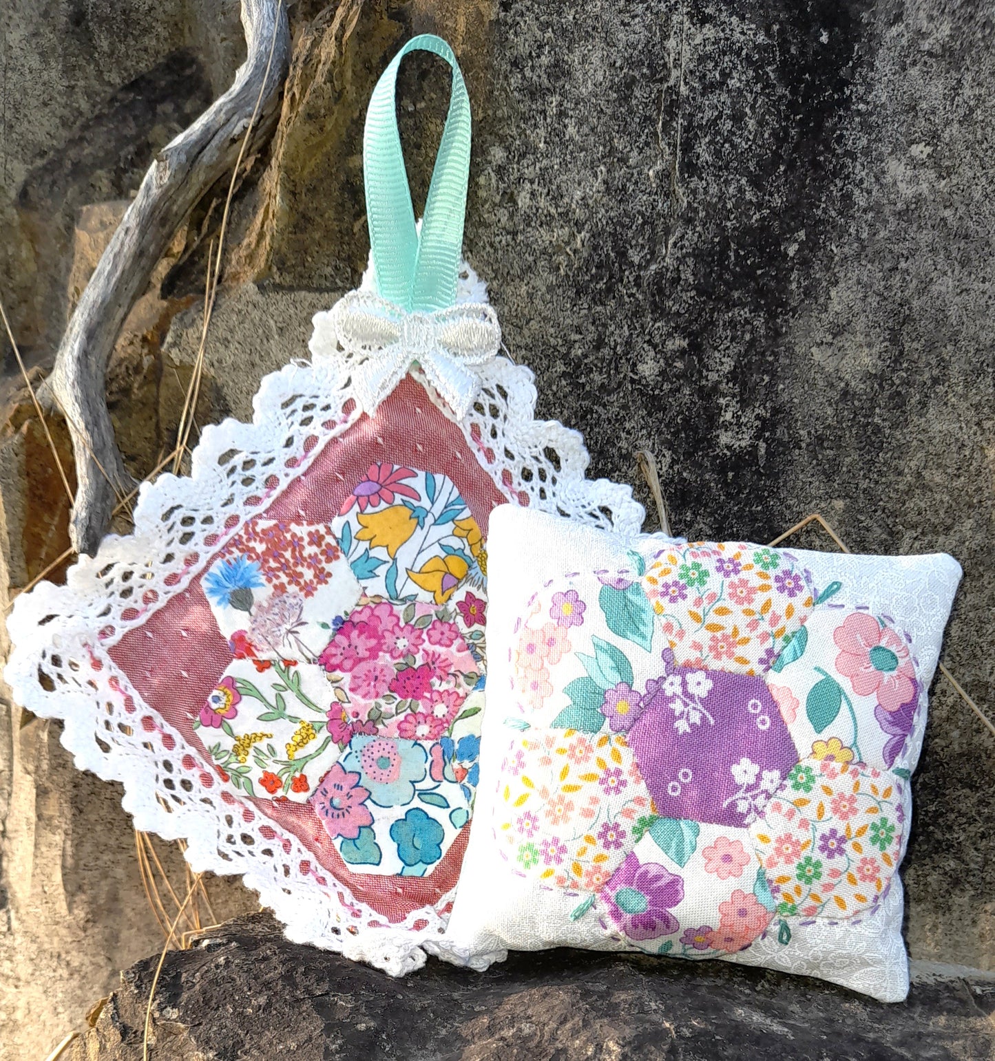 English Paper Pieced Lavender Bags  - Class Kit