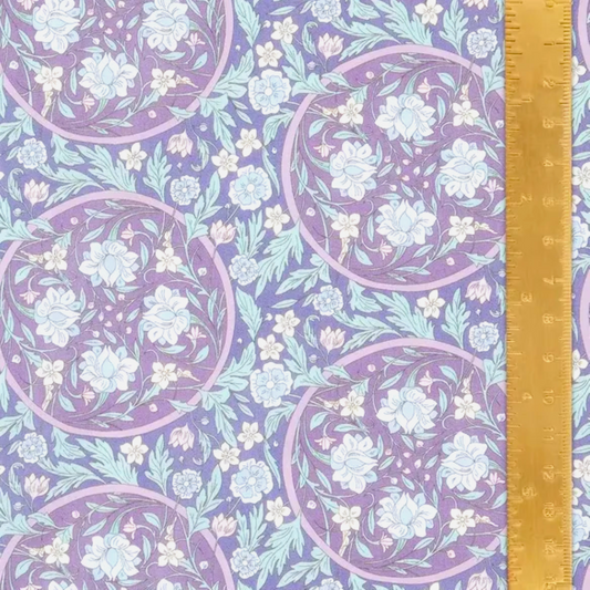 Liberty Tana Lawn - The Art of May Morris - Medallion Floral B cotton fabric