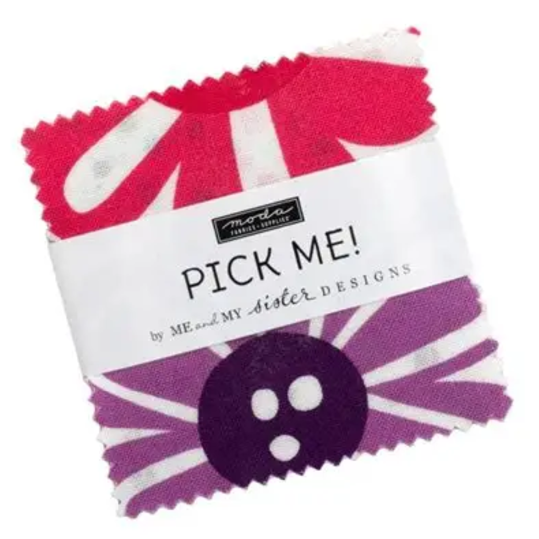 Moda Pick Me 42, 2 1/2" Mini Charm Squares precut cotton quilt fabric Me & My Sister