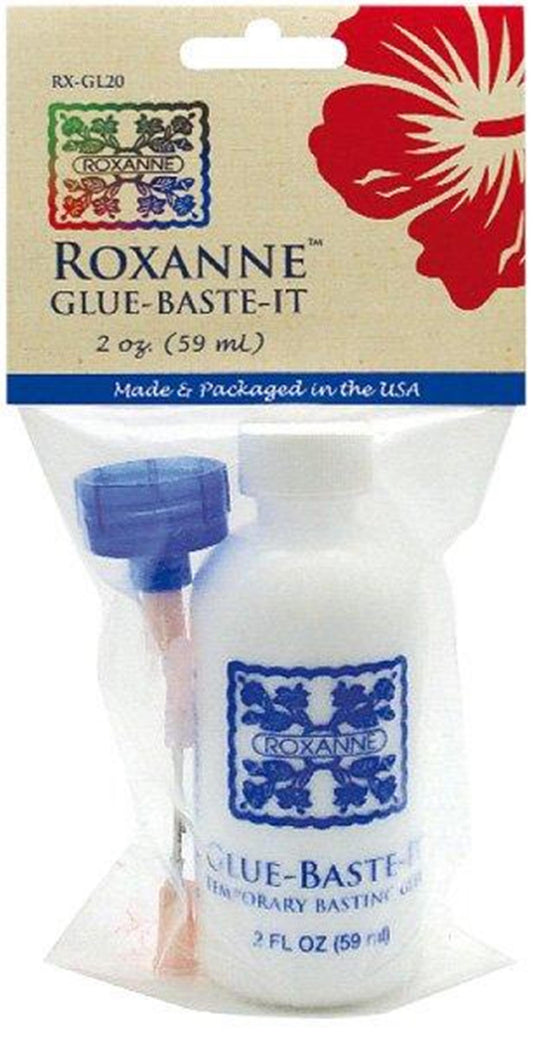 Roxanne Glue Baste water soluble fabric glue for applique, quilting sewing 59ml