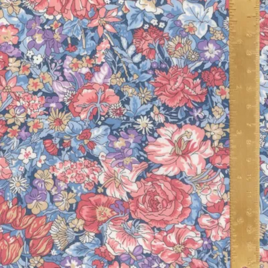 Liberty Tana Lawn - Strathmore Flowers D cotton fabric