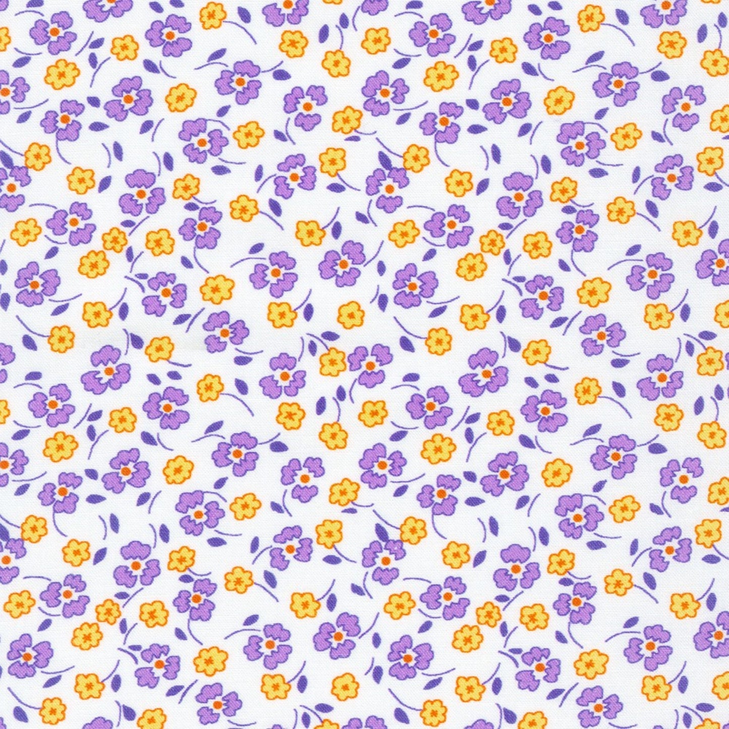 Little Blossoms Debbie Beaves 1930's reproduction bundle - 4 purple Fat Quarters Kaufman cotton quilt fabric