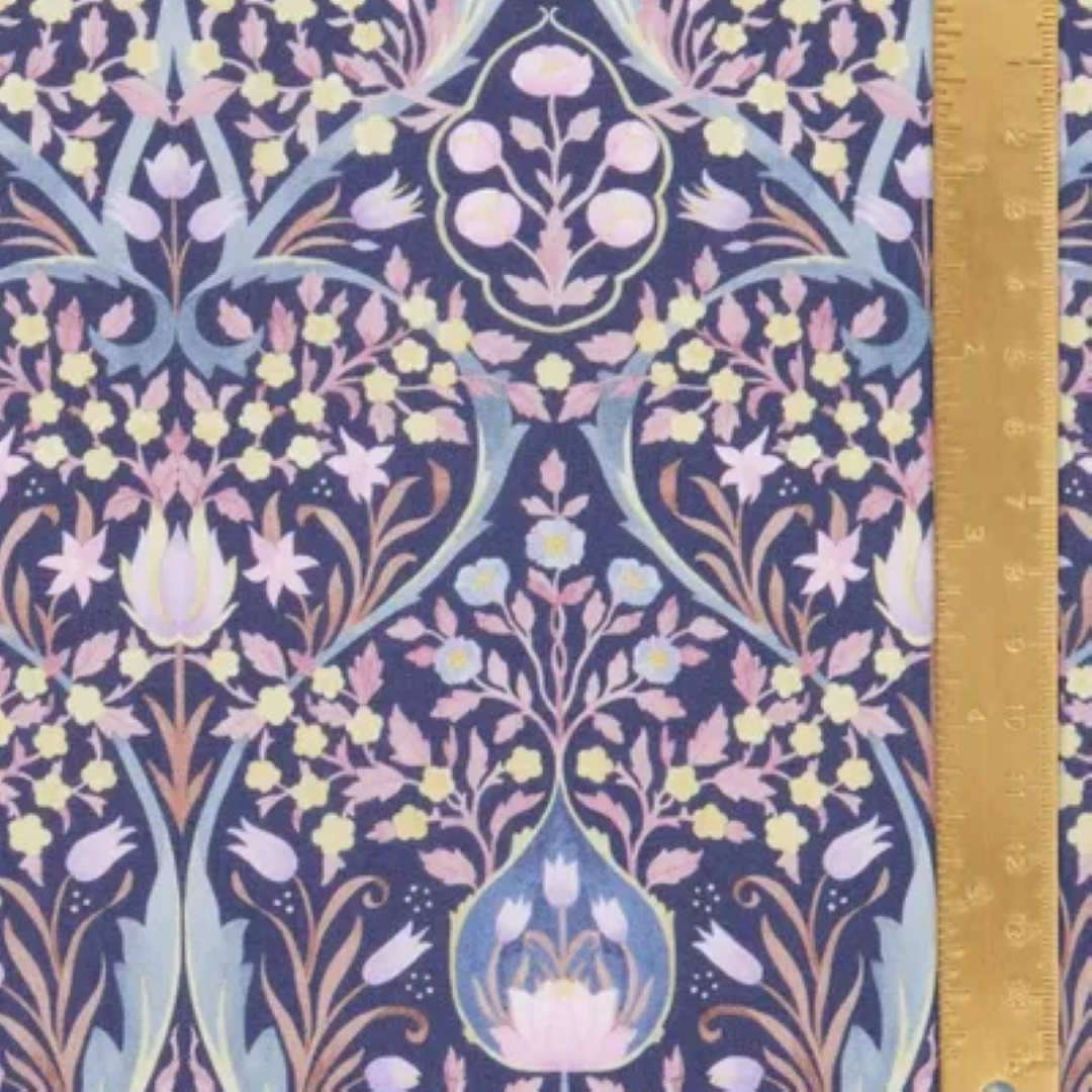 Liberty Tana Lawn - The Art of May Morris - Watercolour Garden B cotton fabric