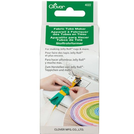Clover Fabric Tube Maker turn jelly roll strips into rugs bowls runners craft